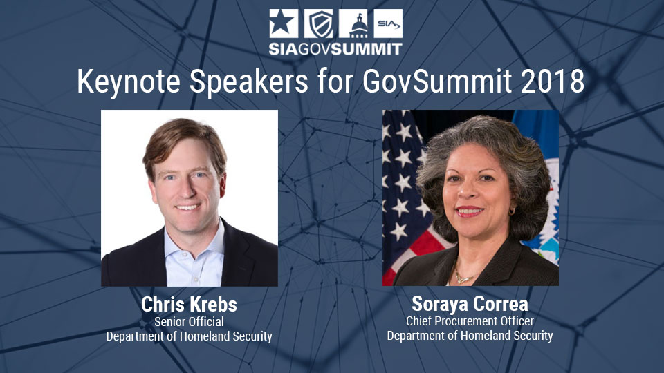 SIA GovSummit 2018 Keynotes