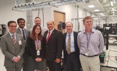 Rep. Lou Correa meets with the IDEMIA team in Anaheim