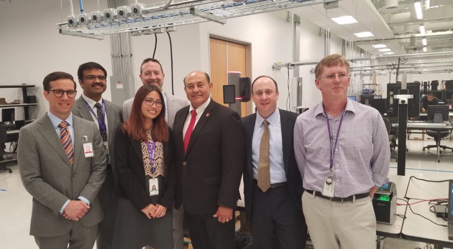 Rep. Lou Correa meets with the IDEMIA team in Anaheim