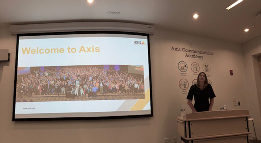 Axis Communications visit with Rep. Lori Trahan