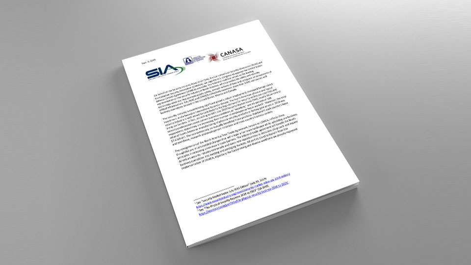 SIA, ALAS and CANASA Support Letter for USMCA