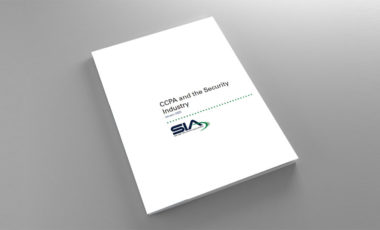 CCPA and the Security Industry report cover
