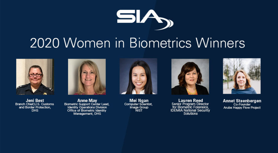 2020 Women in Biometrics Awards winners