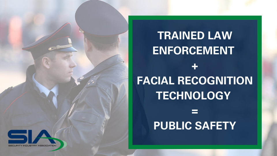 Trained law enforcement + facial recognition technology = public safety