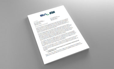 SIA ESA support letter for Skills Renewal Act