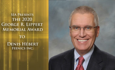 Denis Hébert - 2020 SIA George R. Lippert Award recipient