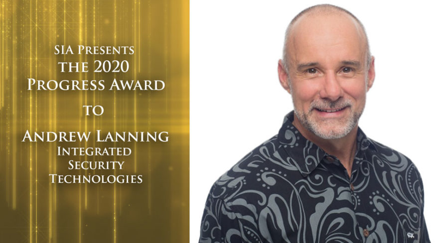 Andrew Lanning - 2020 SIA Progress Award recipient