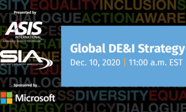 ASIS SIA Global DE&I Strategy Event 2020