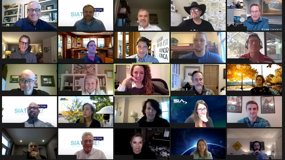 SIAThere! Virtual Networking Group Photo
