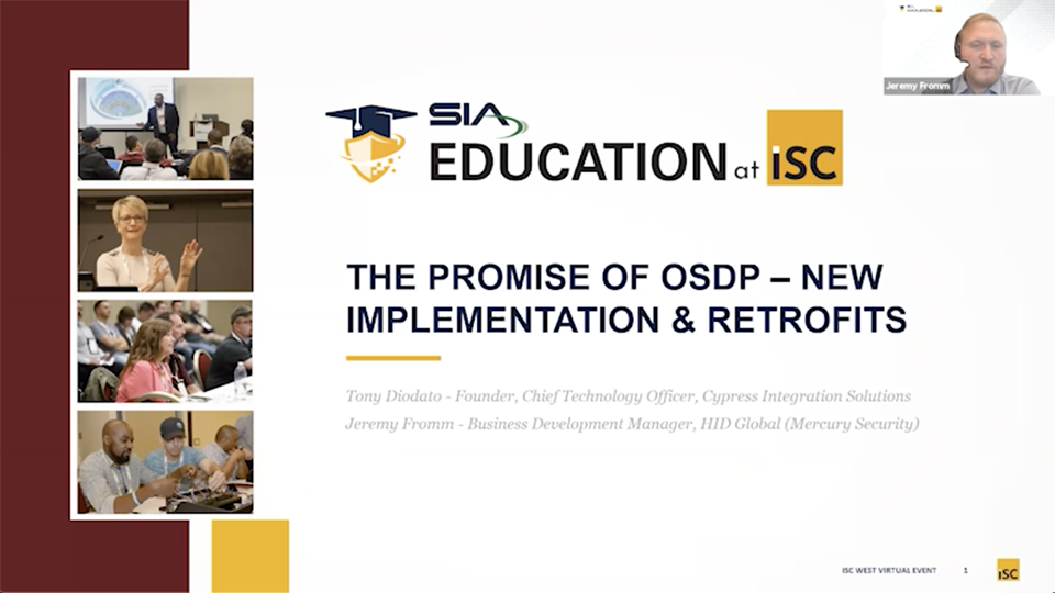 SIA Education@ISC West Course