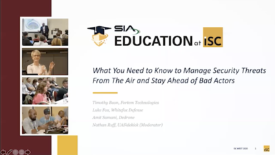 SIA Education@ISC West Course