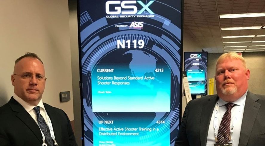 Drew Neckar and Robert Nordby, EVP of Training and Government Services, speak at ASIS GSX on the topic of building a robust active threat awareness and response program