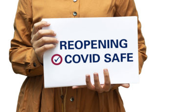 COVID safe reopening sign