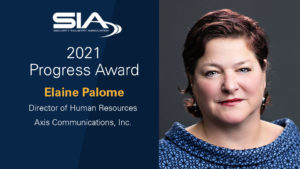 SIA 2021 Progress Award: Elaine Palome, Director of Human Resources, Axis Communications, Inc.
