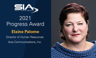 SIA 2021 Progress Award: Elaine Palome, Director of Human Resources, Axis Communications, Inc.