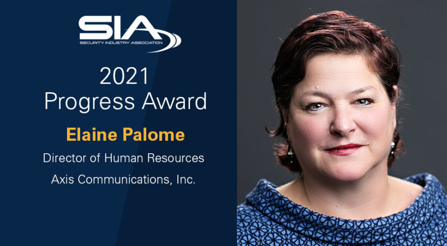 SIA 2021 Progress Award: Elaine Palome, Director of Human Resources, Axis Communications, Inc.