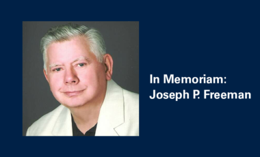 Joseph P. Freeman headshot