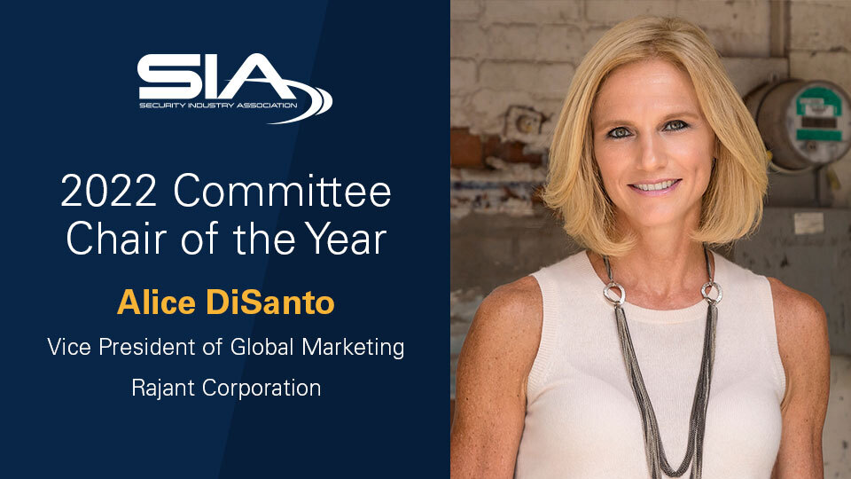 2022 SIA Committee Chair of the Year: Alice DiSanto, vice president of global marketing, Rajant Corporation