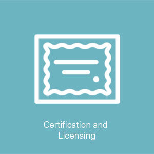 certification and licensing