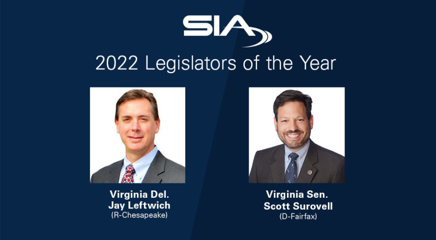 SIA 2022 Legislators of the Year: Del. Jay Leftwich (R-Chesapeake), Sen. Scott Surovell (D-Fairfax)