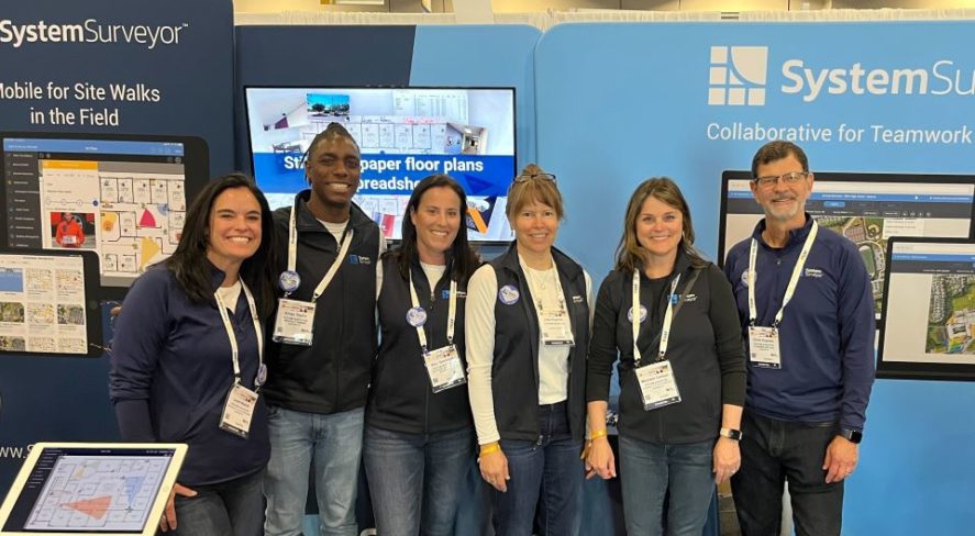 System Surveyor team at trade show