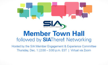 SIA Member Town Hall Followed by SIAThere! Networking