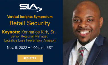 SIA Vertical Insights Symposium: Retail Security, Kennarios Kirk, Sr., senior regional manager, loss prevention, Amazon