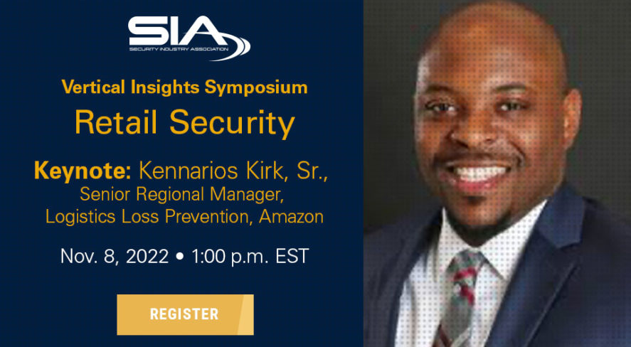 SIA Vertical Insights Symposium: Retail Security, Kennarios Kirk, Sr., senior regional manager, loss prevention, Amazon