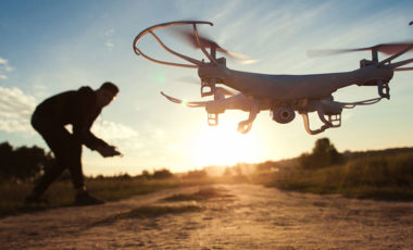 Commercial drones and security