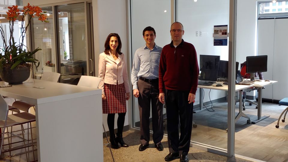 Ai-RGUS team (from left to right: Joelle Grunblatt, Daniel Reichman, Itsik Reichman