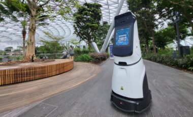 robot outside