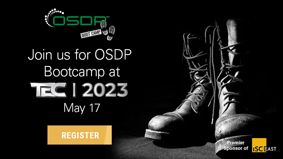 Join us for OSDP Boot Camp at TEC 2023, May 17