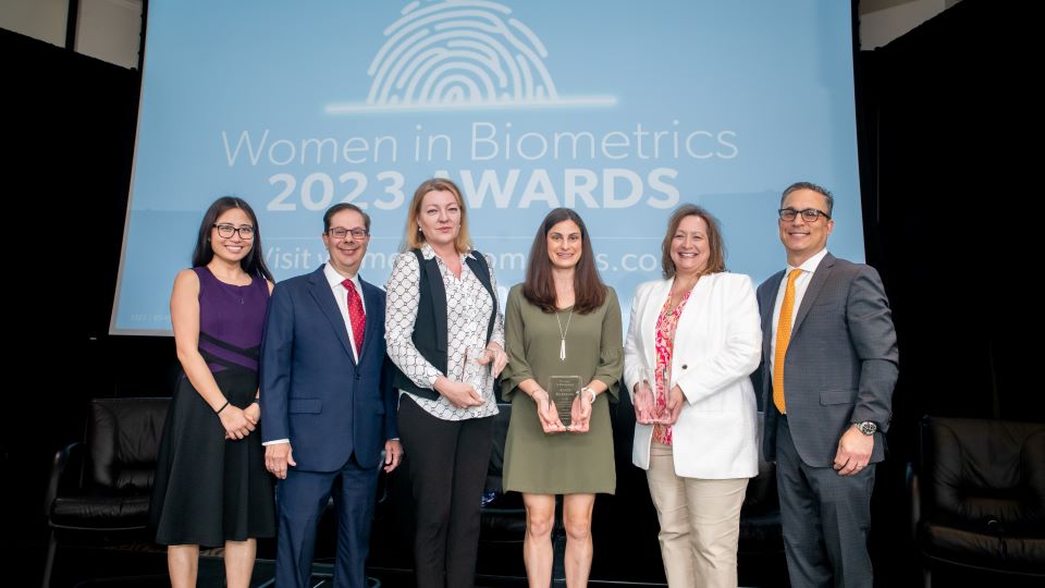 SIA Women in Biometrics Awards honorees at GovSummit 2023