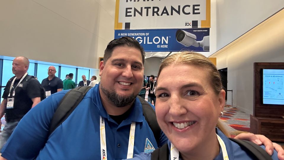 Mary Runno and Steve Carulo at ISC West