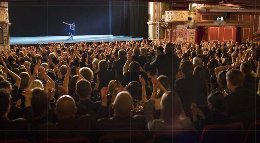 stage and crowd