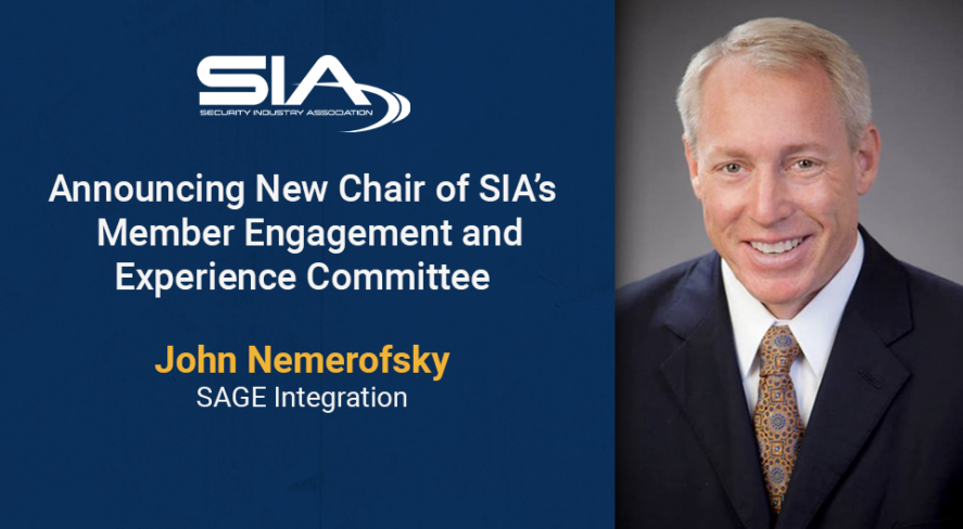 Announcing New Chair of SIA's Member Engagement and Experience Committee: John Nemerofsky, SAGE Integration