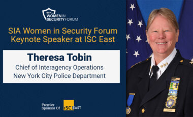 SIA Women in Security Forum ISC East 2023 Keynote with NYPD's Theresa Tobin