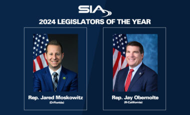 2024 SIA Legislators of the Year: Rep, Jared Moskowitz (D-Fla.) Rep, Jay Obernolte (R-Calif.)