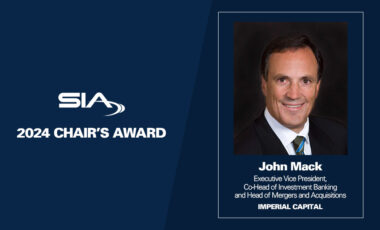 SIA Chair's Award 2024: John Mack, Imperial Capital