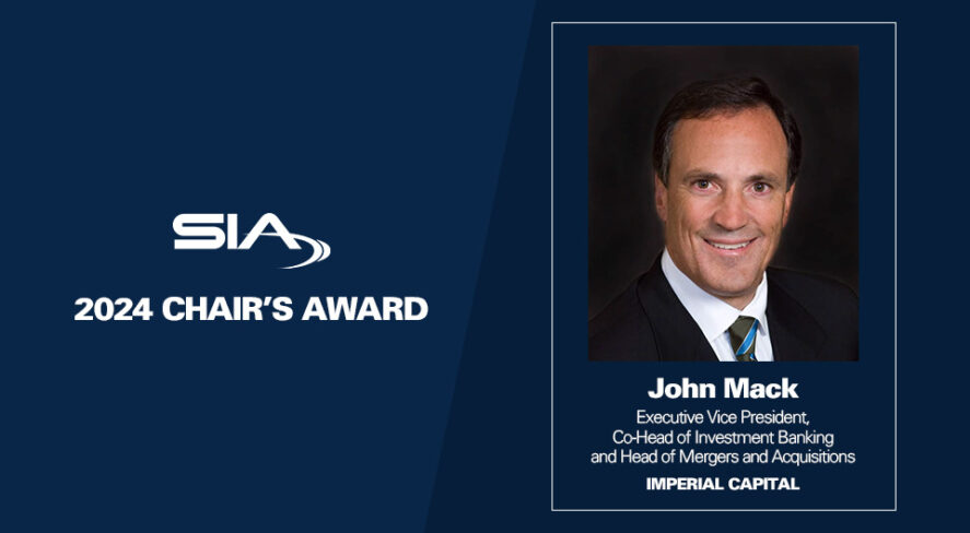 SIA Chair's Award 2024: John Mack, Imperial Capital