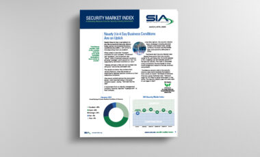 SIA Security Market Index March/April 2024 report cover