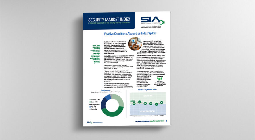 Security Market Index September/October 2024 report cover