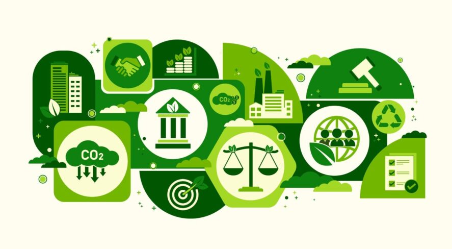 sustainability/ESG concept graphic