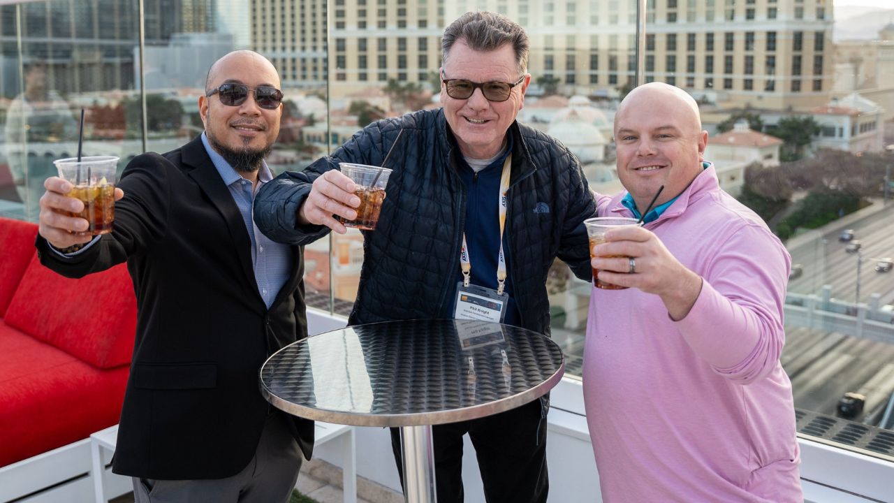 security industry professionals at SIA networking event