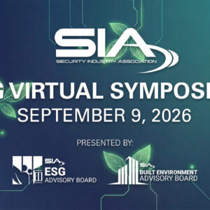 SIA ESG Virtual Symposium Sept. 9, 2026 Presented by the SIA ESG Advisory Board and Built Environment Advisory Board