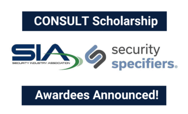 SIA and SecuritySpecifiers CONSULT Scholarship Awardees Announced!