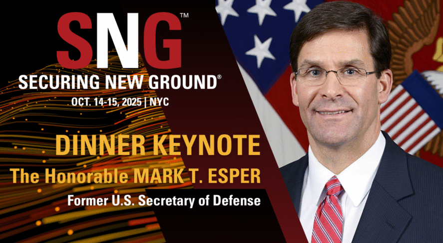 SNG Securing New Ground Dinner Keynote: Mark T. Esper
