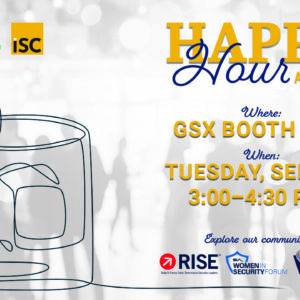 Happy Hour at GSX Sept. 30, 2025, 3-4:30 p.m,.