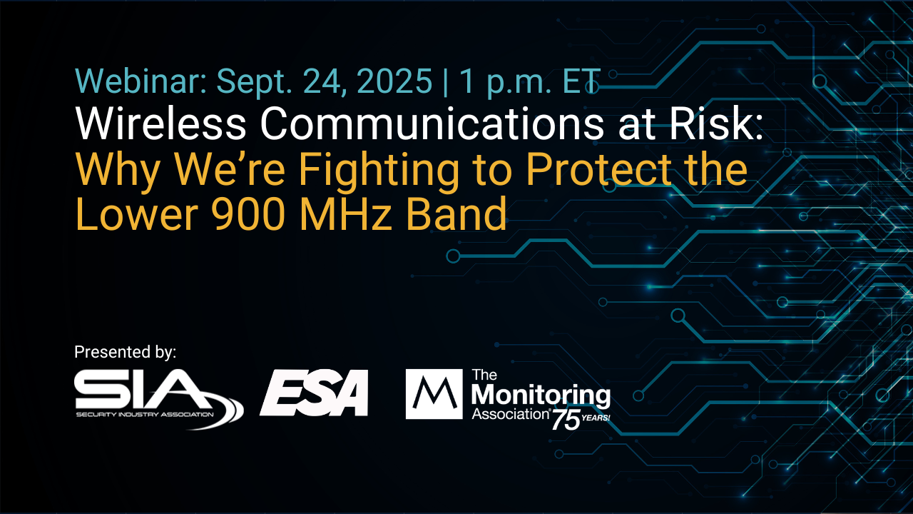 Webinar: Sept. 24, 2025, 1 p.m. EDT Wireless Communications at Risk: Why We're Fighting to Protect the Lower 900 MHz Band