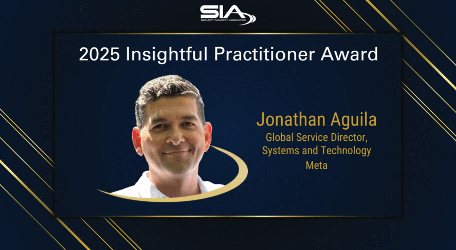 2025 SIA Insightful Practitioner Award Jonathan Aguila, Meta